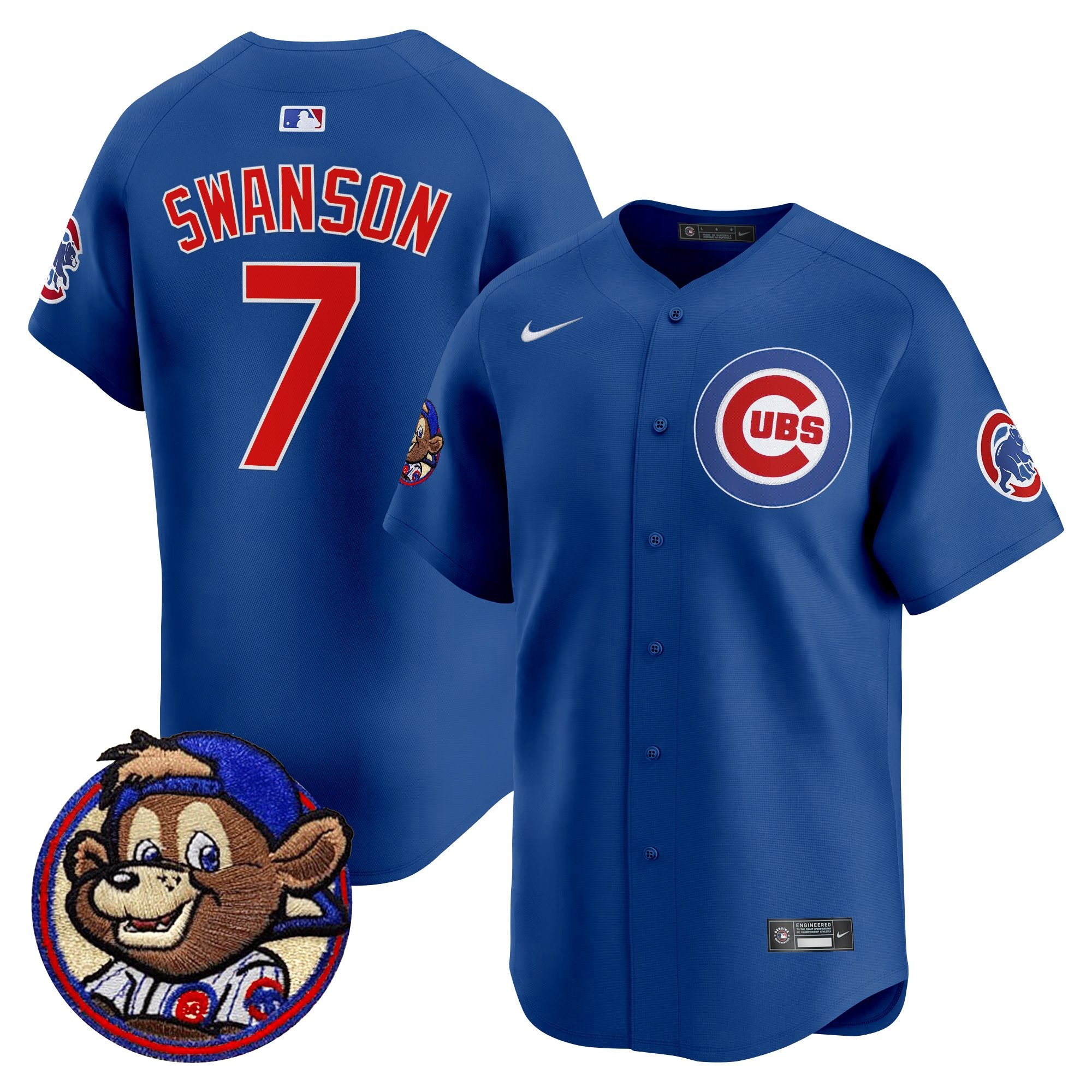 Men's Chicago Cubs Clark Patch Vapor Premier Limited Jersey - All Stitched - Limited Jersey | MLB Jersey Men's Chicago Cubs Clark Patch Vapor Premier Limited Jersey - All Stitched - Limited Jersey | MLB Jersey