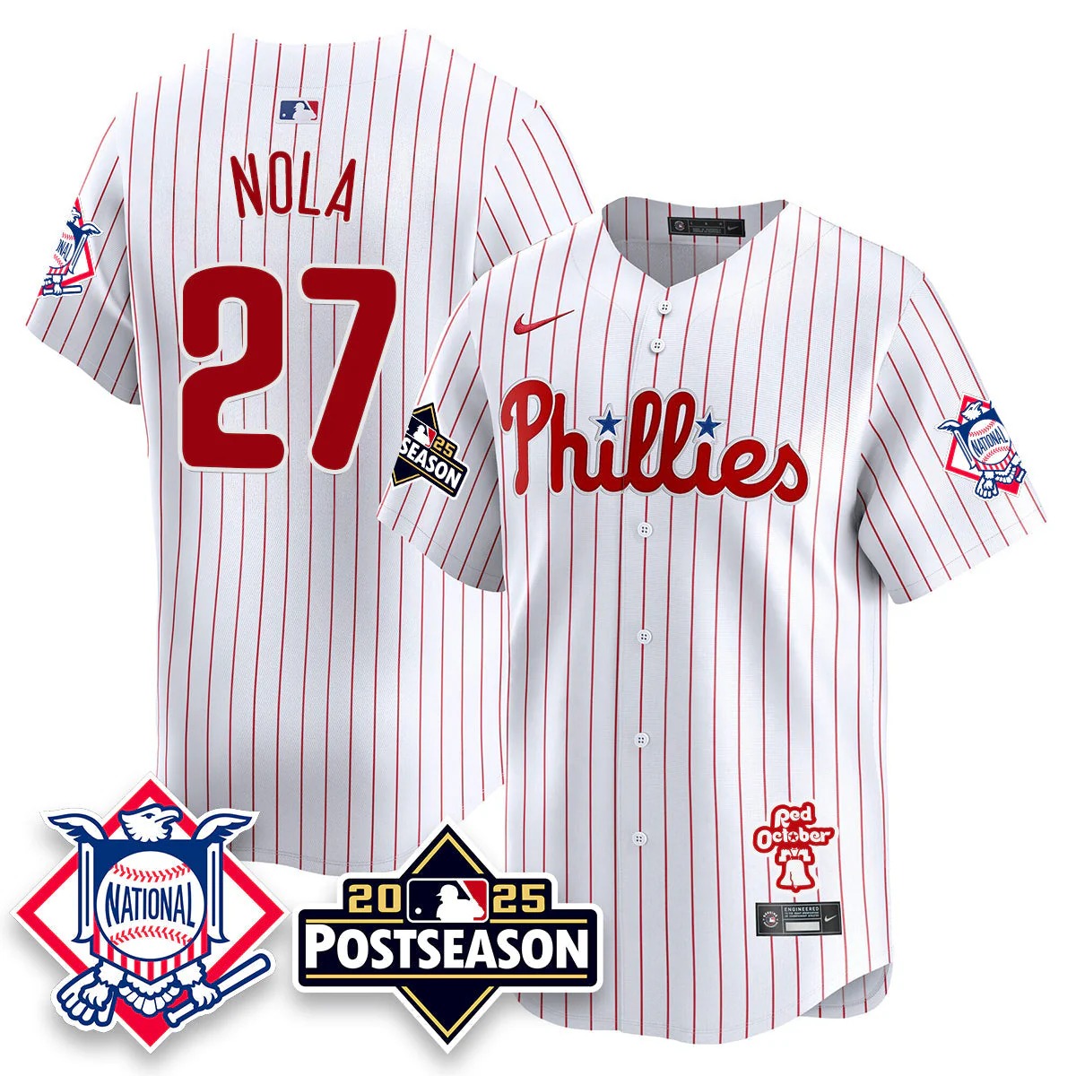 Philadelphia Phillies 2025 Postseason Jersey - All Stitched - Limited Jersey | MLB Jersey Philadelphia Phillies 2025 Postseason Jersey - All Stitched - Limited Jersey | MLB Jersey