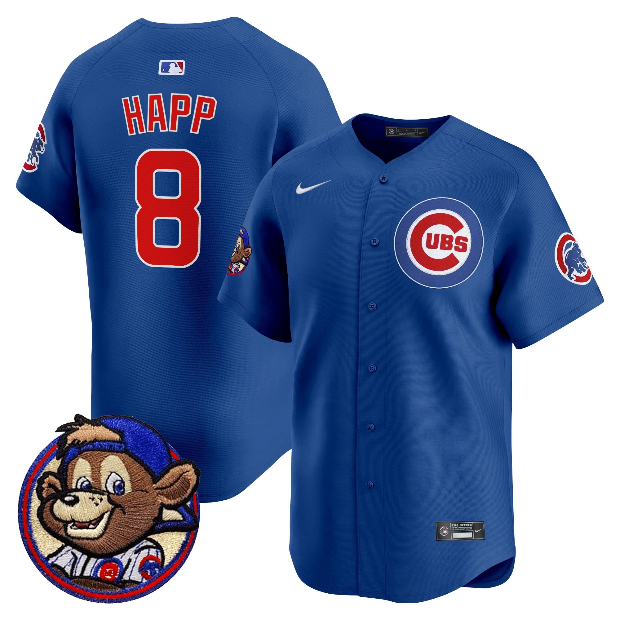 Men's Chicago Cubs Clark Patch Vapor Premier Limited Jersey - All Stitched - Limited Jersey | MLB Jersey Men's Chicago Cubs Clark Patch Vapor Premier Limited Jersey - All Stitched - Limited Jersey | MLB Jersey
