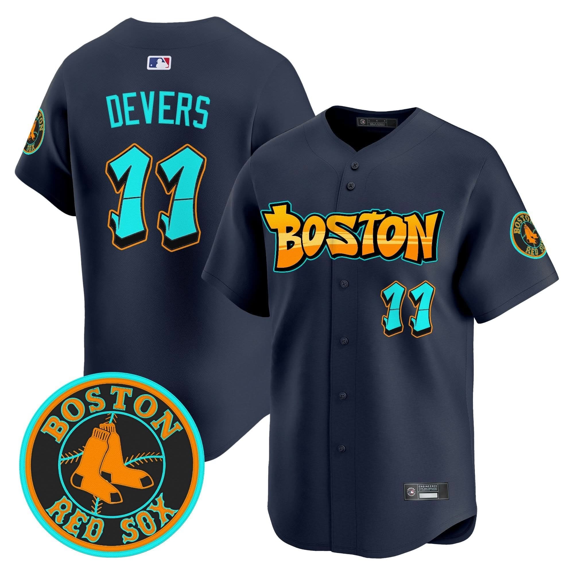 Boston Red Sox 'Graffiti Streetstyle Edition' Vapor Premier Limited Jersey - All Stitched - Limited Jersey | MLB Jersey Boston Red Sox 'Graffiti Streetstyle Edition' Vapor Premier Limited Jersey - All Stitched - Limited Jersey | MLB Jersey