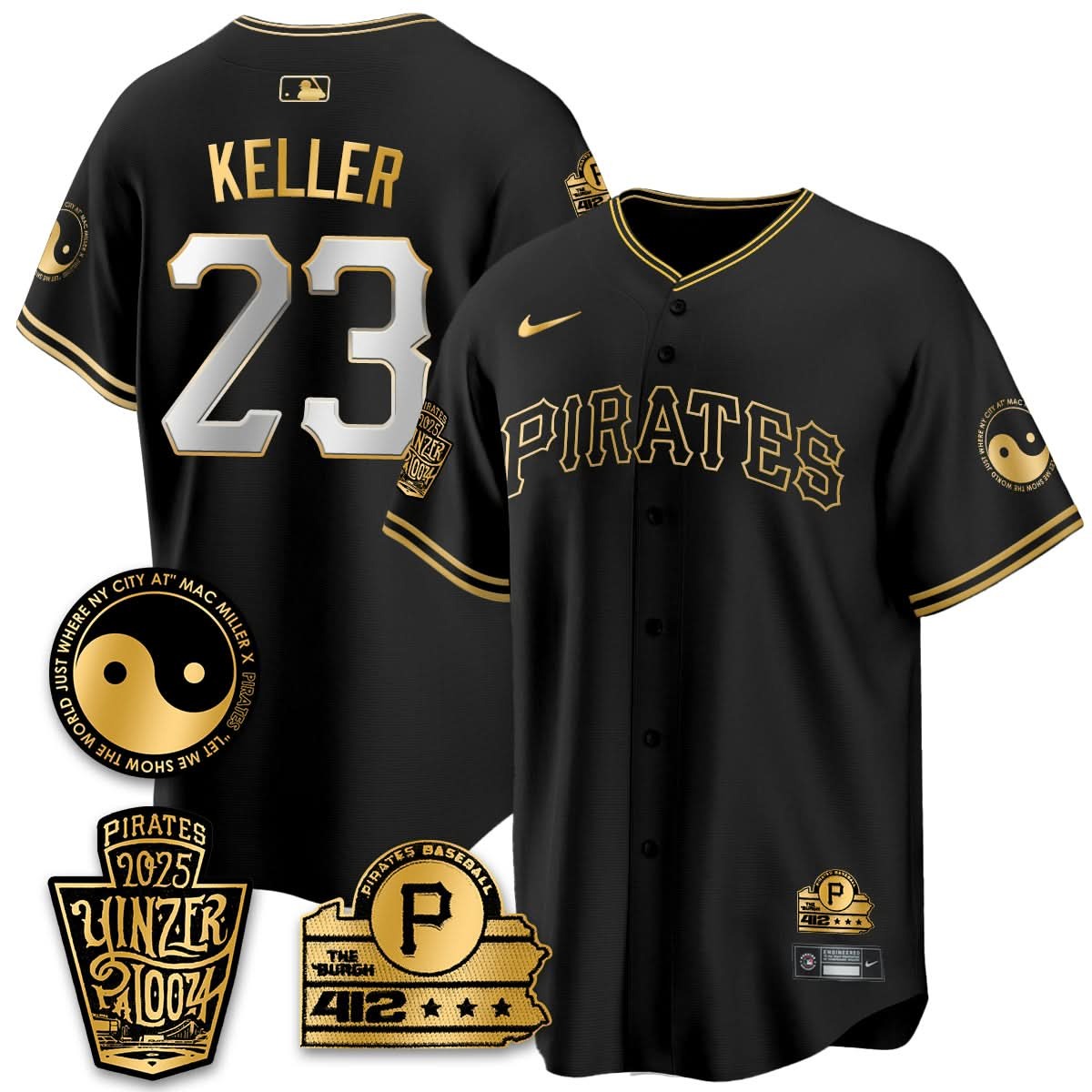 Pittsburgh Pirates Yinzerpalooza 2025 Limited Jersey - All Stitched - Limited Jersey | MLB Jersey Pittsburgh Pirates Yinzerpalooza 2025 Limited Jersey - All Stitched - Limited Jersey | MLB Jersey
