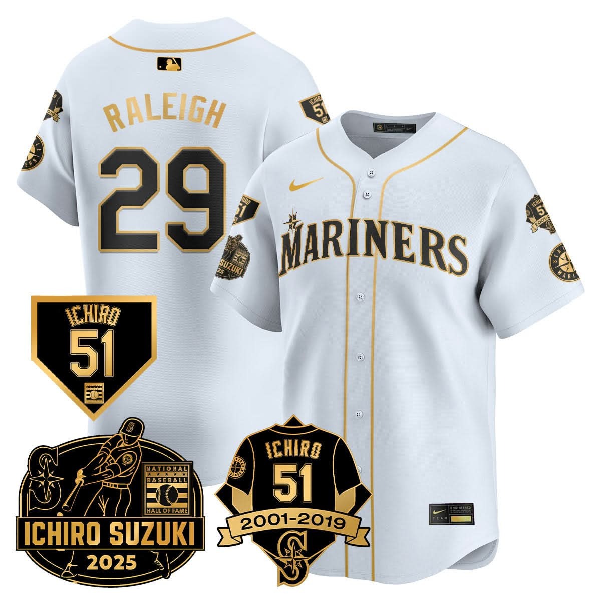 Seattle Mariners Ichiro Number Retirement Jersey - All Stitched - Limited Jersey | MLB Jersey Seattle Mariners Ichiro Number Retirement Jersey - All Stitched - Limited Jersey | MLB Jersey