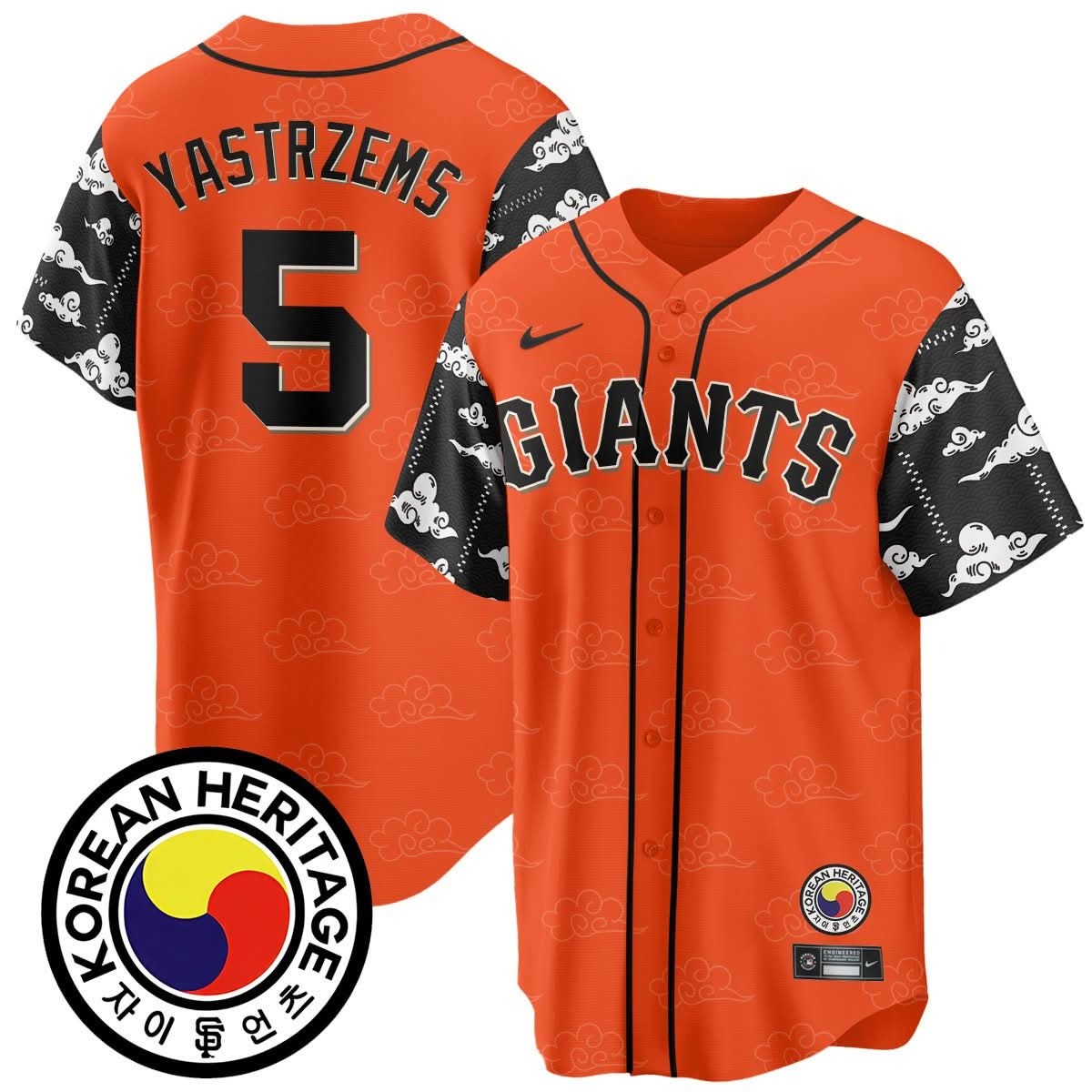 San Francisco Giants Korean Heritage Jersey - All Stitched - Limited Jersey | MLB Jersey San Francisco Giants Korean Heritage Jersey - All Stitched - Limited Jersey | MLB Jersey