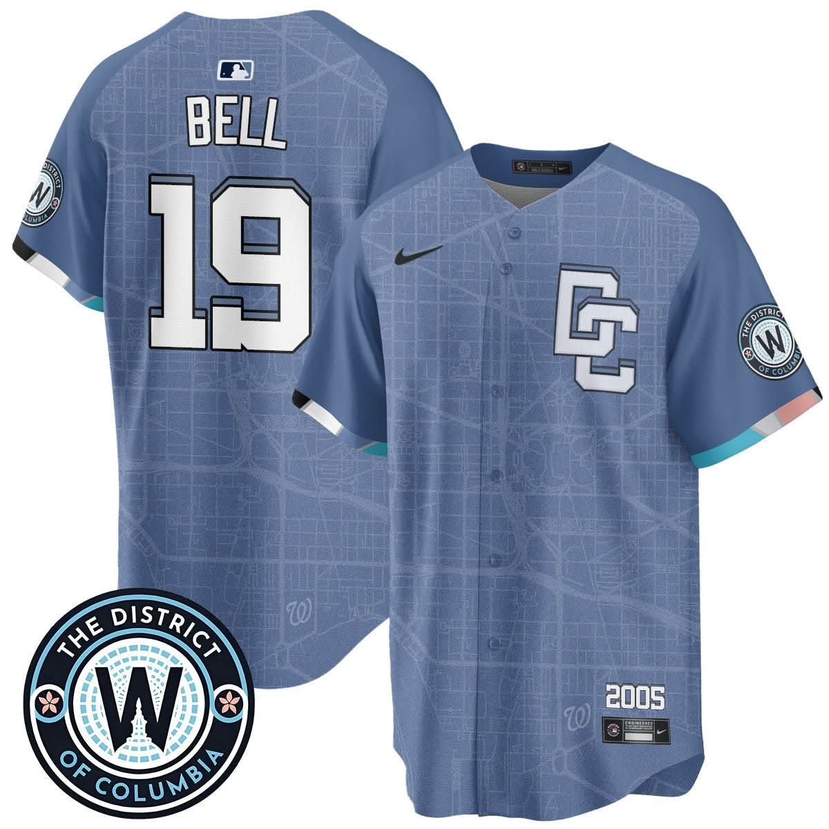 Washington Nationals 2025 City Connect Limited Jersey - All Stitched - Limited Jersey | MLB Jersey Washington Nationals 2025 City Connect Limited Jersey - All Stitched - Limited Jersey | MLB Jersey