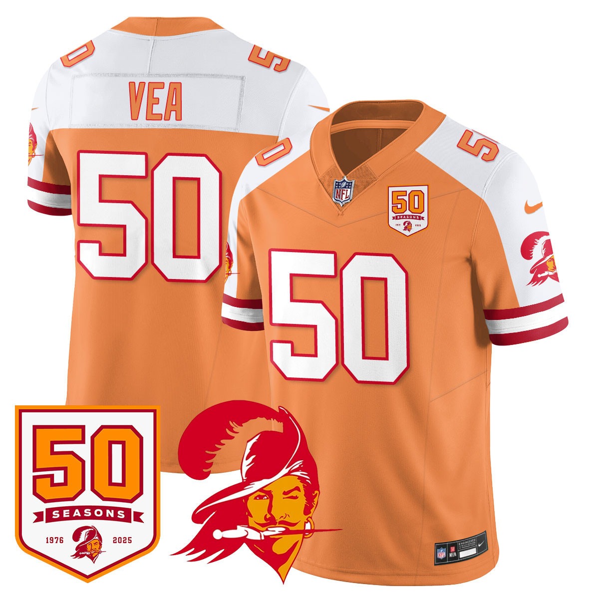 Men's Tampa Bay Buccaneers '76 Vapor Limited Jersey - All Stitched - Limited Jersey | NFL Jersey Men's Tampa Bay Buccaneers '76 Vapor Limited Jersey - All Stitched - Limited Jersey | NFL Jersey
