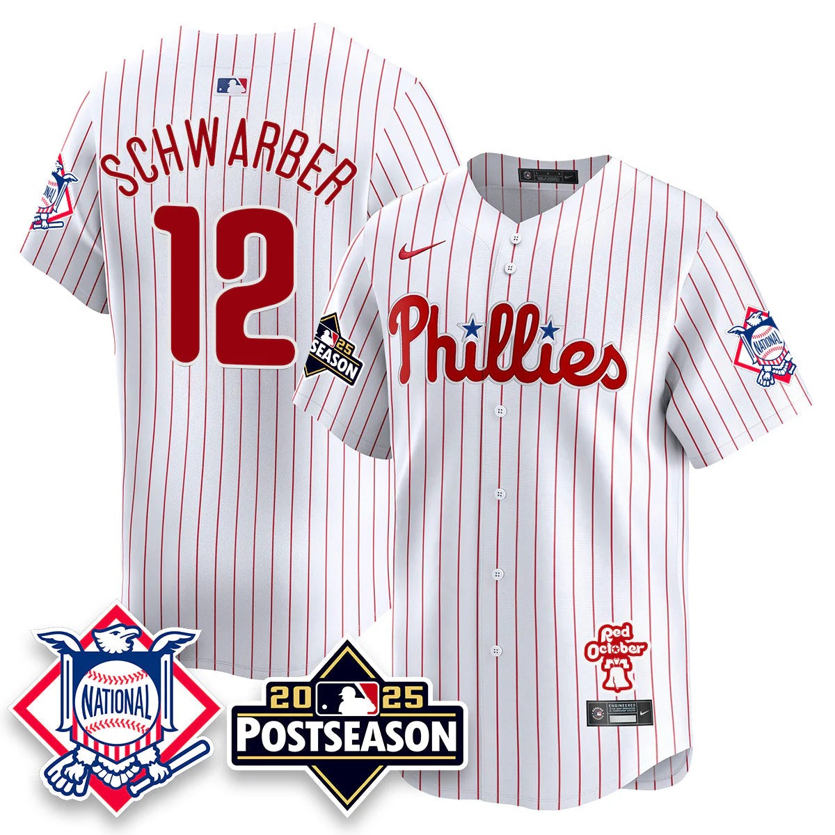 Philadelphia Phillies 2025 Postseason Jersey - All Stitched - Limited Jersey | MLB Jersey Philadelphia Phillies 2025 Postseason Jersey - All Stitched - Limited Jersey | MLB Jersey