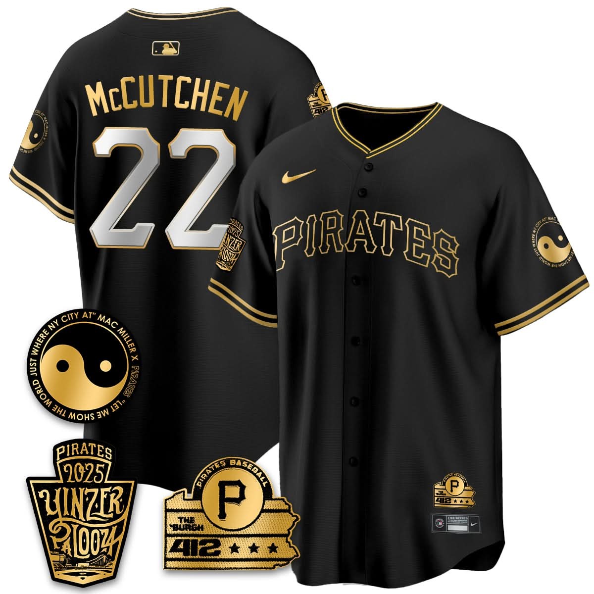 Pittsburgh Pirates Yinzerpalooza 2025 Limited Jersey - All Stitched - Limited Jersey | MLB Jersey Pittsburgh Pirates Yinzerpalooza 2025 Limited Jersey - All Stitched - Limited Jersey | MLB Jersey