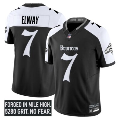 Men's Denver Broncos 'Gothic Mile High Shadows Edition' Vapor Limited Jersey - All Stitched - Limited Jersey | NFL Jersey