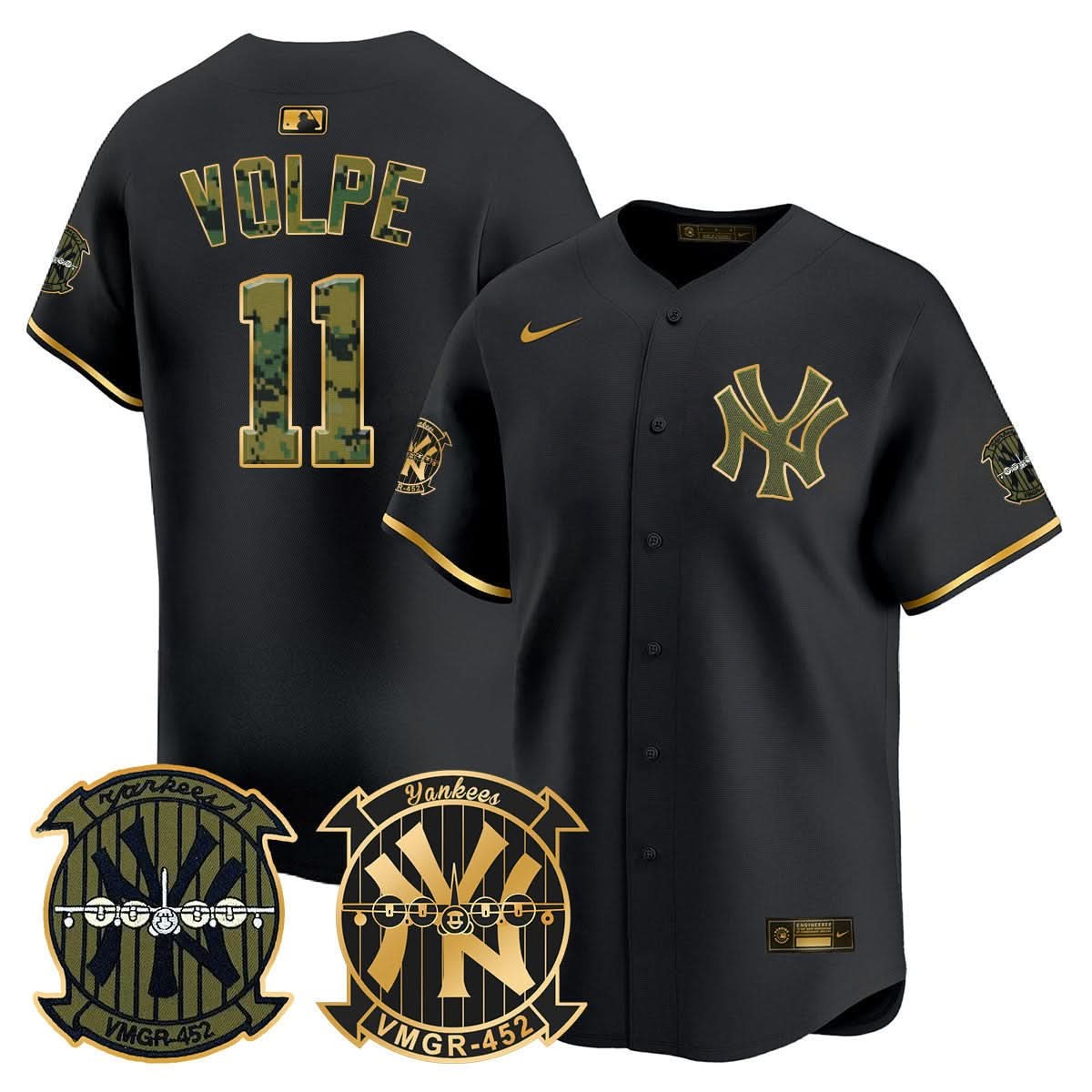 New York Yankees Woodland USMC Alternate Vapor Premier Limited Custom Jersey - All Stitched - Limited Jersey | MLB Jersey New York Yankees Woodland USMC Alternate Vapor Premier Limited Custom Jersey - All Stitched - Limited Jersey | MLB Jersey