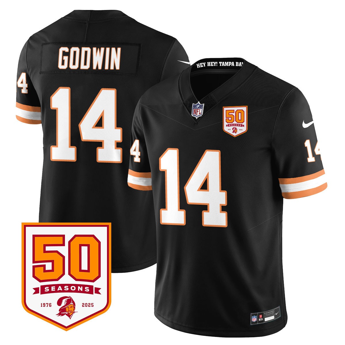 Men's Tampa Bay Buccaneers '76 Vapor Limited Jersey - All Stitched - Limited Jersey | NFL Jersey Men's Tampa Bay Buccaneers '76 Vapor Limited Jersey - All Stitched - Limited Jersey | NFL Jersey