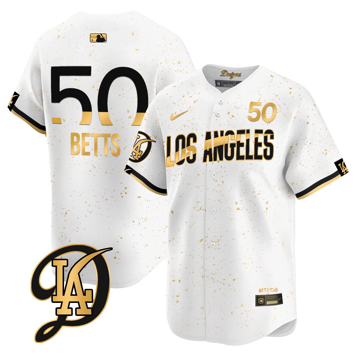 Men's Los Angeles Dodgers 2024 City Connect Limited Jersey - All Stitched - Limited Jersey | MLB Jersey Men's Los Angeles Dodgers 2024 City Connect Limited Jersey - All Stitched - Limited Jersey | MLB Jersey