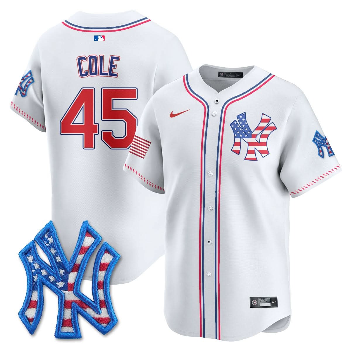New York Yankees 2025 Fourth of July Jersey - All Stitched - Limited Jersey | MLB Jersey New York Yankees 2025 Fourth of July Jersey - All Stitched - Limited Jersey | MLB Jersey