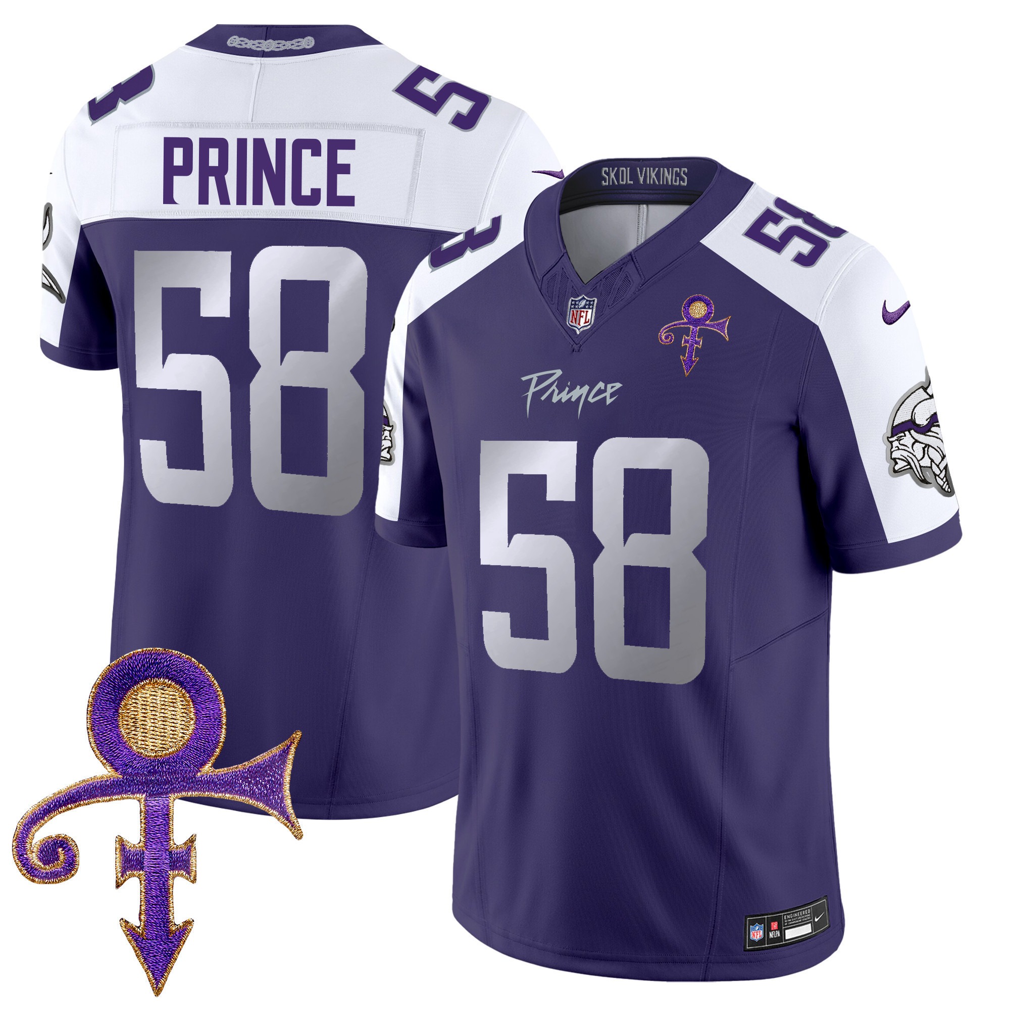 Men's Minnesota Vikings 2024 Prince Vapor Limited Jersey - All Stitched - Limited Jersey | NFL Jersey Men's Minnesota Vikings 2024 Prince Vapor Limited Jersey - All Stitched - Limited Jersey | NFL Jersey