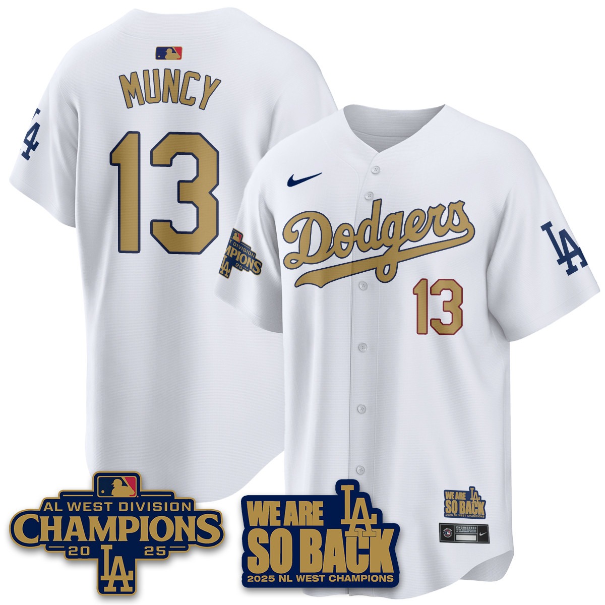 Los Angeles Dodgers 2025 NL West Division Champions Jersey - All Stitc - Limited Jersey | MLB Jersey Los Angeles Dodgers 2025 NL West Division Champions Jersey - All Stitc - Limited Jersey | MLB Jersey