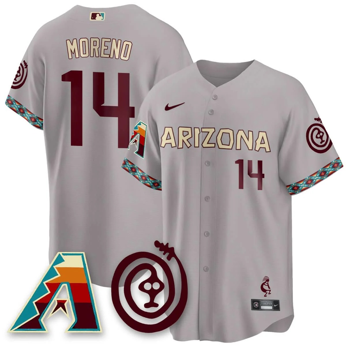 Arizona Diamondbacks City Connect Concept Jersey V2 - All Stitched - Limited Jersey | MLB Jersey Arizona Diamondbacks City Connect Concept Jersey V2 - All Stitched - Limited Jersey | MLB Jersey