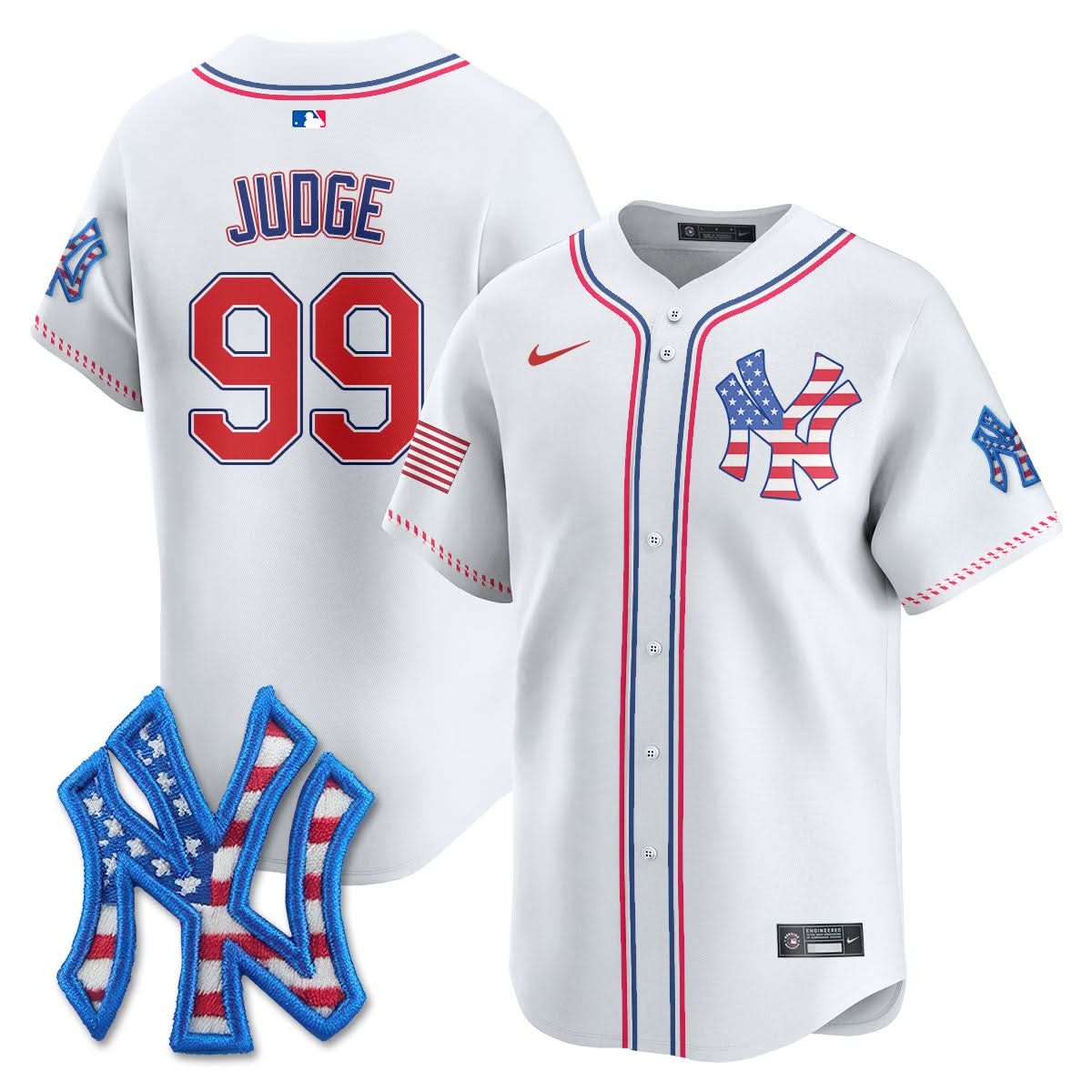 New York Yankees 2025 Fourth of July Jersey - All Stitched - Limited Jersey | MLB Jersey New York Yankees 2025 Fourth of July Jersey - All Stitched - Limited Jersey | MLB Jersey