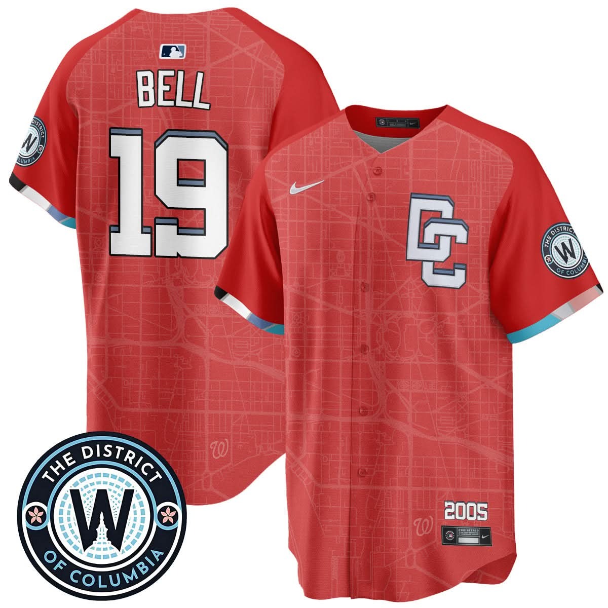 Washington Nationals 2025 City Connect Limited Jersey - All Stitched - Limited Jersey | MLB Jersey Washington Nationals 2025 City Connect Limited Jersey - All Stitched - Limited Jersey | MLB Jersey