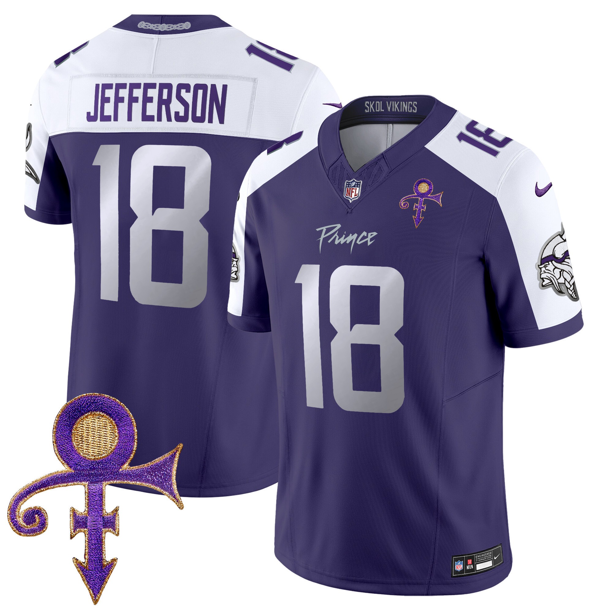 Men's Minnesota Vikings 2024 Prince Vapor Limited Jersey - All Stitched - Limited Jersey | NFL Jersey Men's Minnesota Vikings 2024 Prince Vapor Limited Jersey - All Stitched - Limited Jersey | NFL Jersey