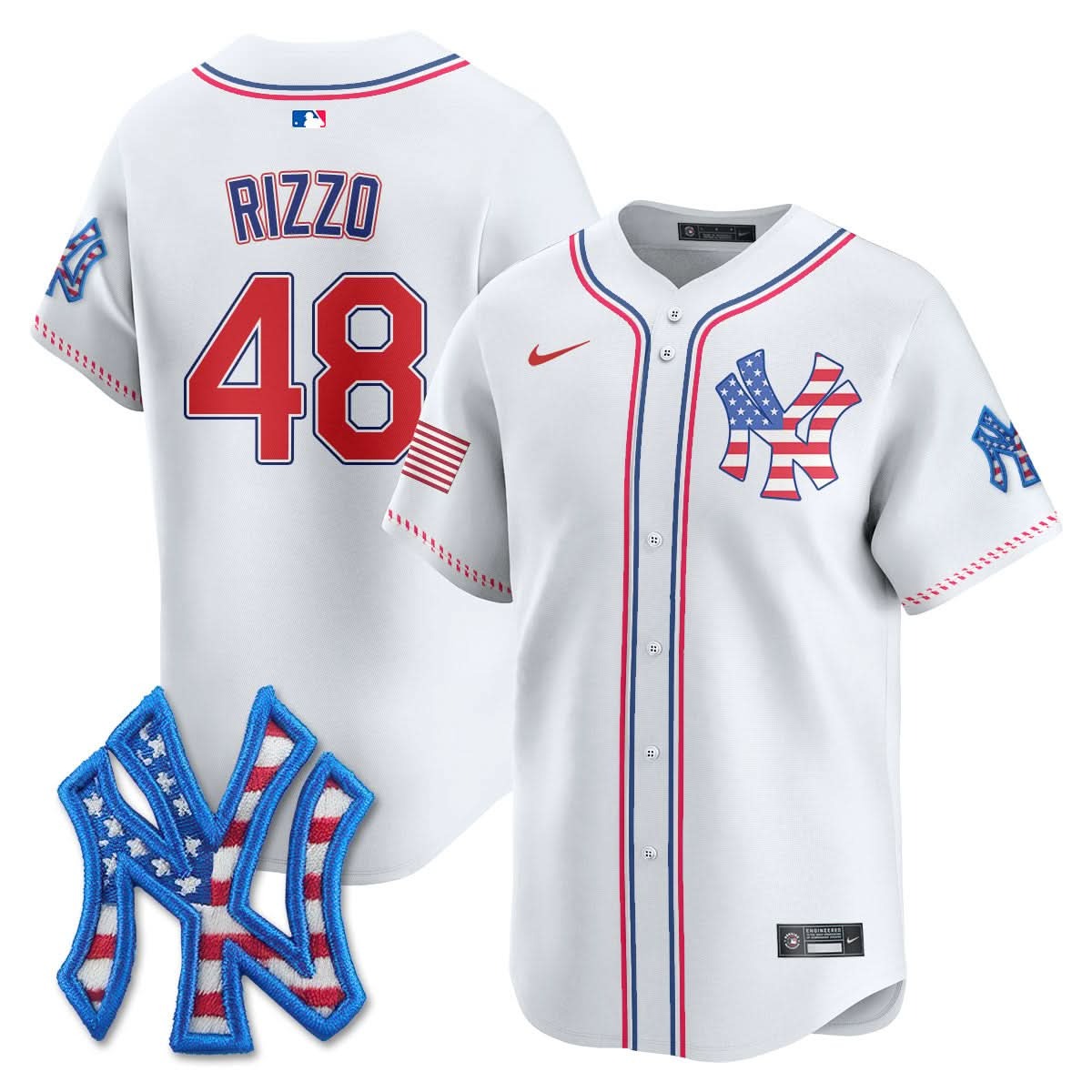 New York Yankees 2025 Fourth of July Jersey - All Stitched - Limited Jersey | MLB Jersey New York Yankees 2025 Fourth of July Jersey - All Stitched - Limited Jersey | MLB Jersey