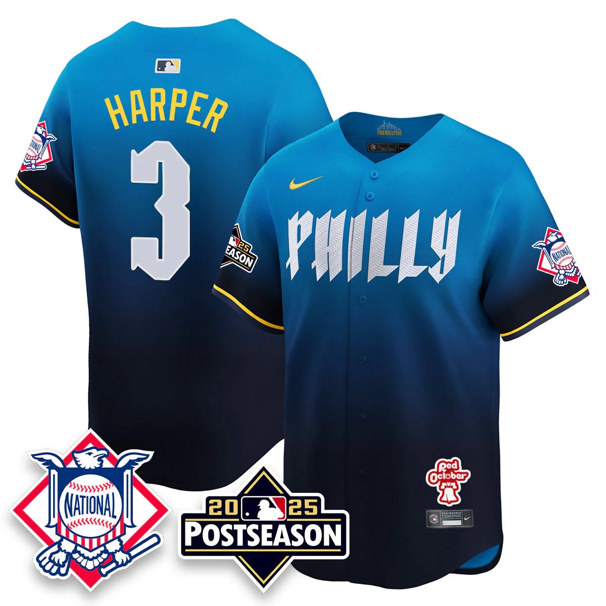 Philadelphia Phillies 2025 Postseason Jersey - All Stitched - Limited Jersey | MLB Jersey Philadelphia Phillies 2025 Postseason Jersey - All Stitched - Limited Jersey | MLB Jersey