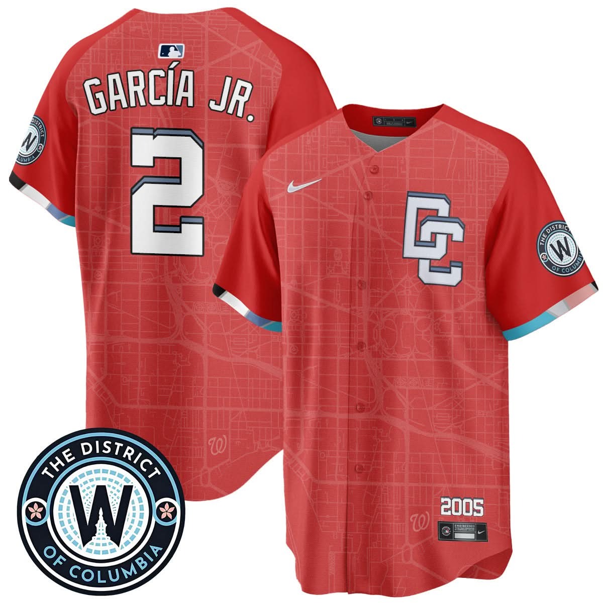 Washington Nationals 2025 City Connect Limited Jersey - All Stitched - Limited Jersey | MLB Jersey Washington Nationals 2025 City Connect Limited Jersey - All Stitched - Limited Jersey | MLB Jersey