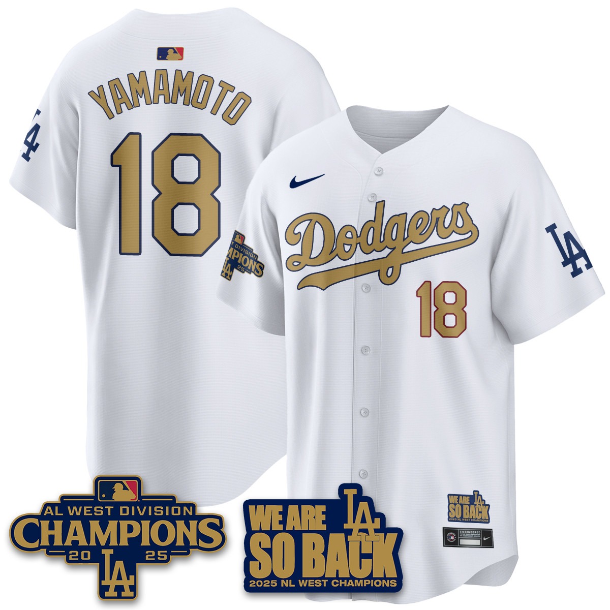 Los Angeles Dodgers 2025 NL West Division Champions Jersey - All Stitc - Limited Jersey | MLB Jersey Los Angeles Dodgers 2025 NL West Division Champions Jersey - All Stitc - Limited Jersey | MLB Jersey