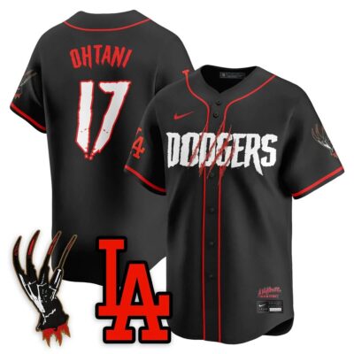 Los Angeles Dodgers "A Nightmare on Elm Street" Jersey - Stitched - Limited Jersey | MLB Jersey