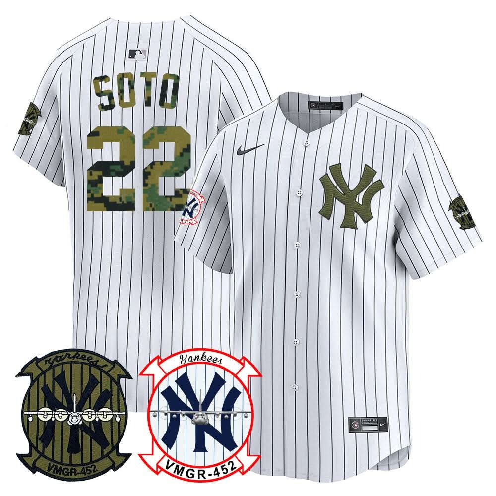 New York Yankees Woodland USMC Alternate Vapor Premier Limited Custom Jersey - All Stitched - Limited Jersey | MLB Jersey New York Yankees Woodland USMC Alternate Vapor Premier Limited Custom Jersey - All Stitched - Limited Jersey | MLB Jersey