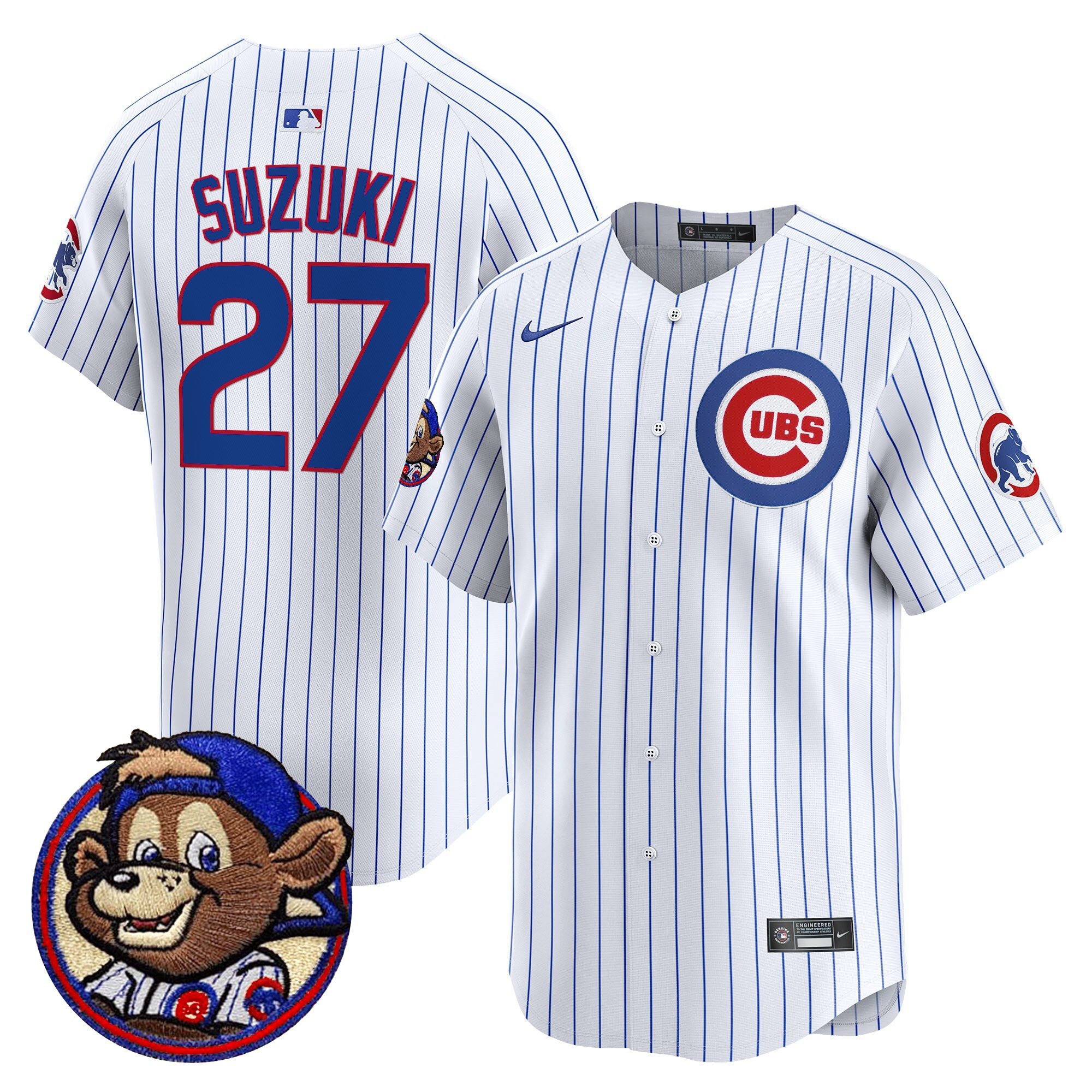 Men's Chicago Cubs Clark Patch Vapor Premier Limited Jersey - All Stitched - Limited Jersey | MLB Jersey Men's Chicago Cubs Clark Patch Vapor Premier Limited Jersey - All Stitched - Limited Jersey | MLB Jersey