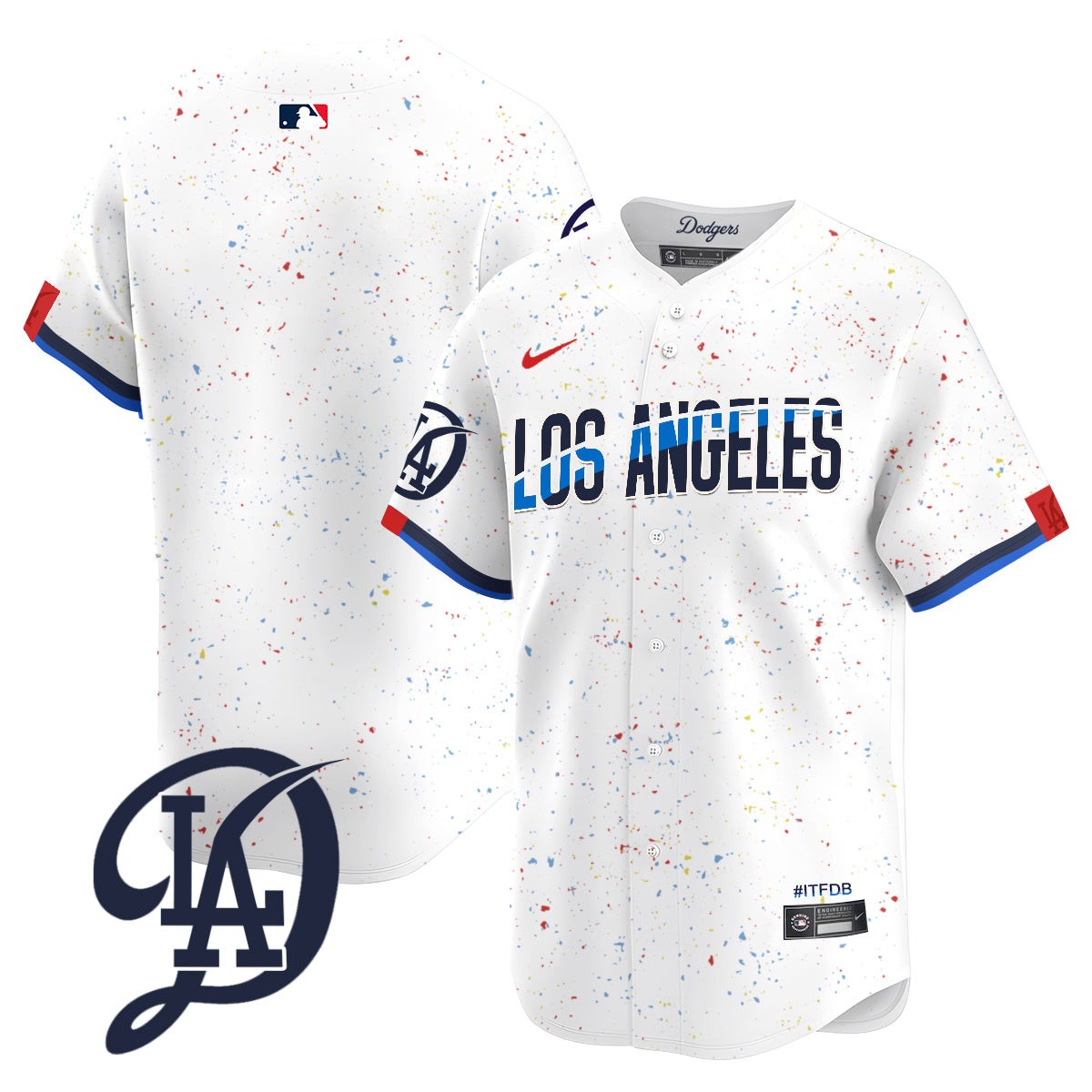 Men's Los Angeles Dodgers 2024 City Connect Limited Jersey - All Stitched - Limited Jersey | MLB Jersey Men's Los Angeles Dodgers 2024 City Connect Limited Jersey - All Stitched - Limited Jersey | MLB Jersey