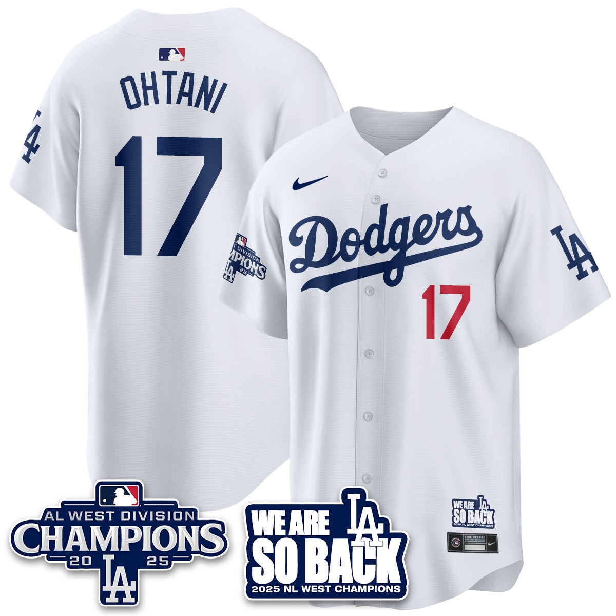 Los Angeles Dodgers 2025 NL West Division Champions Jersey - All Stitc - Limited Jersey | MLB Jersey Los Angeles Dodgers 2025 NL West Division Champions Jersey - All Stitc - Limited Jersey | MLB Jersey