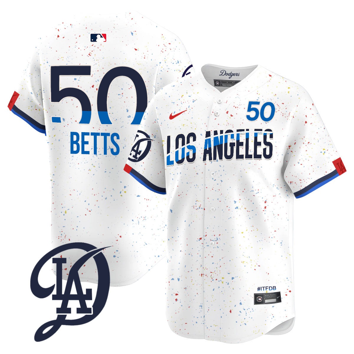 Men's Los Angeles Dodgers 2024 City Connect Limited Jersey - All Stitched - Limited Jersey | MLB Jersey Men's Los Angeles Dodgers 2024 City Connect Limited Jersey - All Stitched - Limited Jersey | MLB Jersey