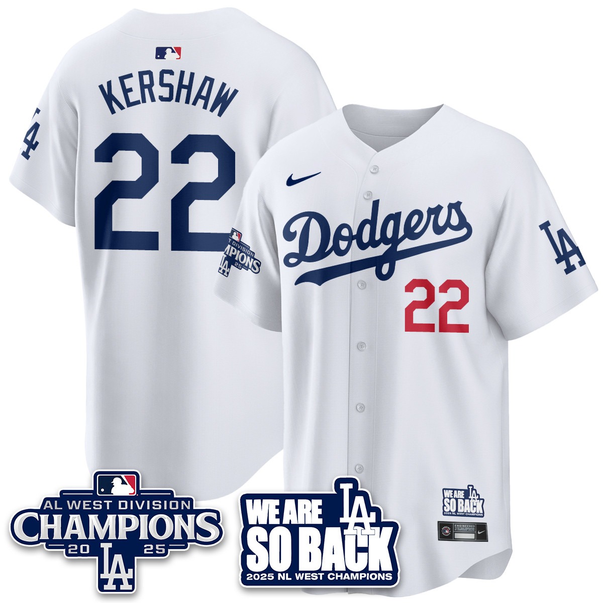 Los Angeles Dodgers 2025 NL West Division Champions Jersey - All Stitc - Limited Jersey | MLB Jersey Los Angeles Dodgers 2025 NL West Division Champions Jersey - All Stitc - Limited Jersey | MLB Jersey