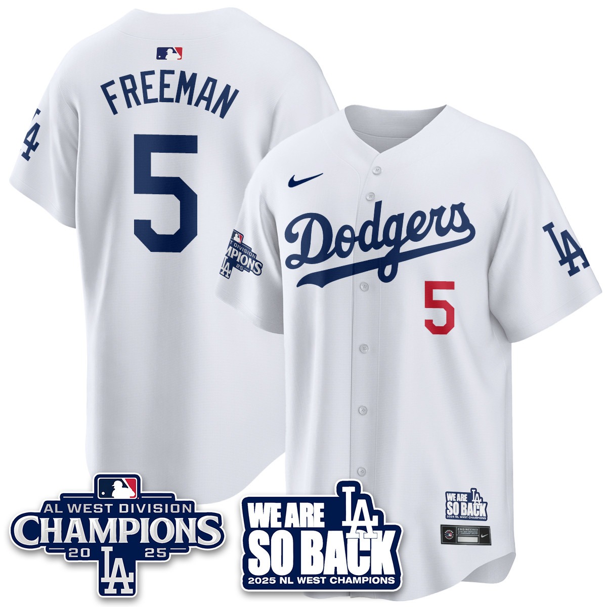 Los Angeles Dodgers 2025 NL West Division Champions Jersey - All Stitc - Limited Jersey | MLB Jersey Los Angeles Dodgers 2025 NL West Division Champions Jersey - All Stitc - Limited Jersey | MLB Jersey