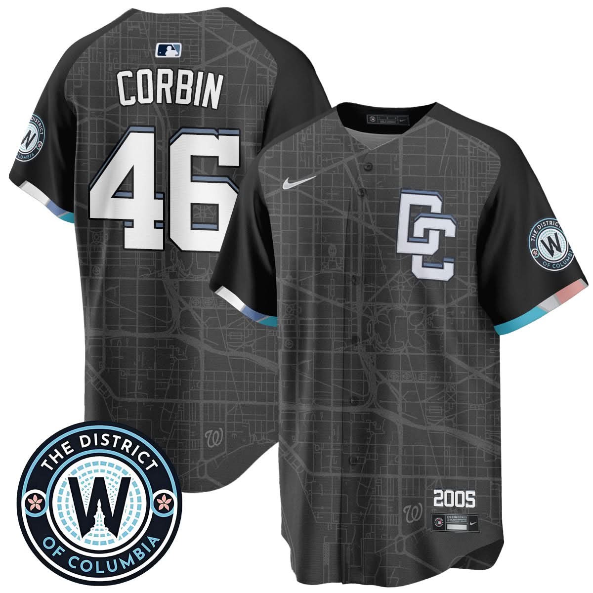 Washington Nationals 2025 City Connect Limited Jersey - All Stitched - Limited Jersey | MLB Jersey Washington Nationals 2025 City Connect Limited Jersey - All Stitched - Limited Jersey | MLB Jersey