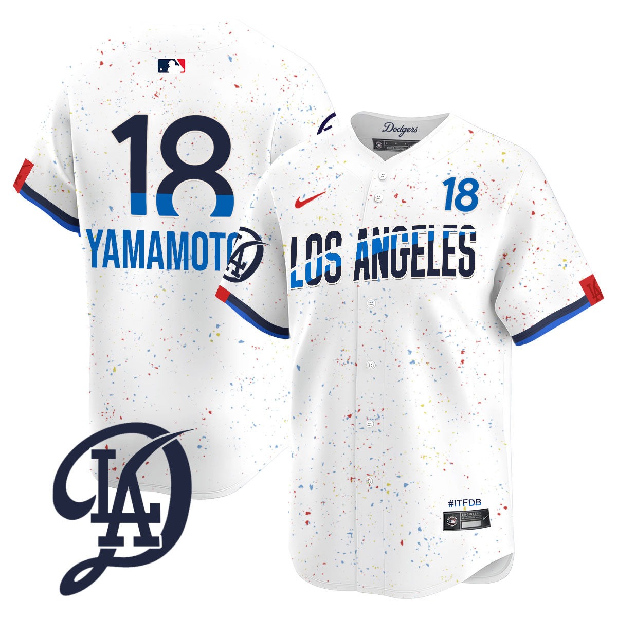 Men's Los Angeles Dodgers 2024 City Connect Limited Jersey - All Stitched - Limited Jersey | MLB Jersey Men's Los Angeles Dodgers 2024 City Connect Limited Jersey - All Stitched - Limited Jersey | MLB Jersey