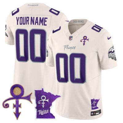 Minnesota Vikings 2024 Prince Vapor Limited Custom Jersey V2 - All Stitched - Limited Jersey | NFL Jersey