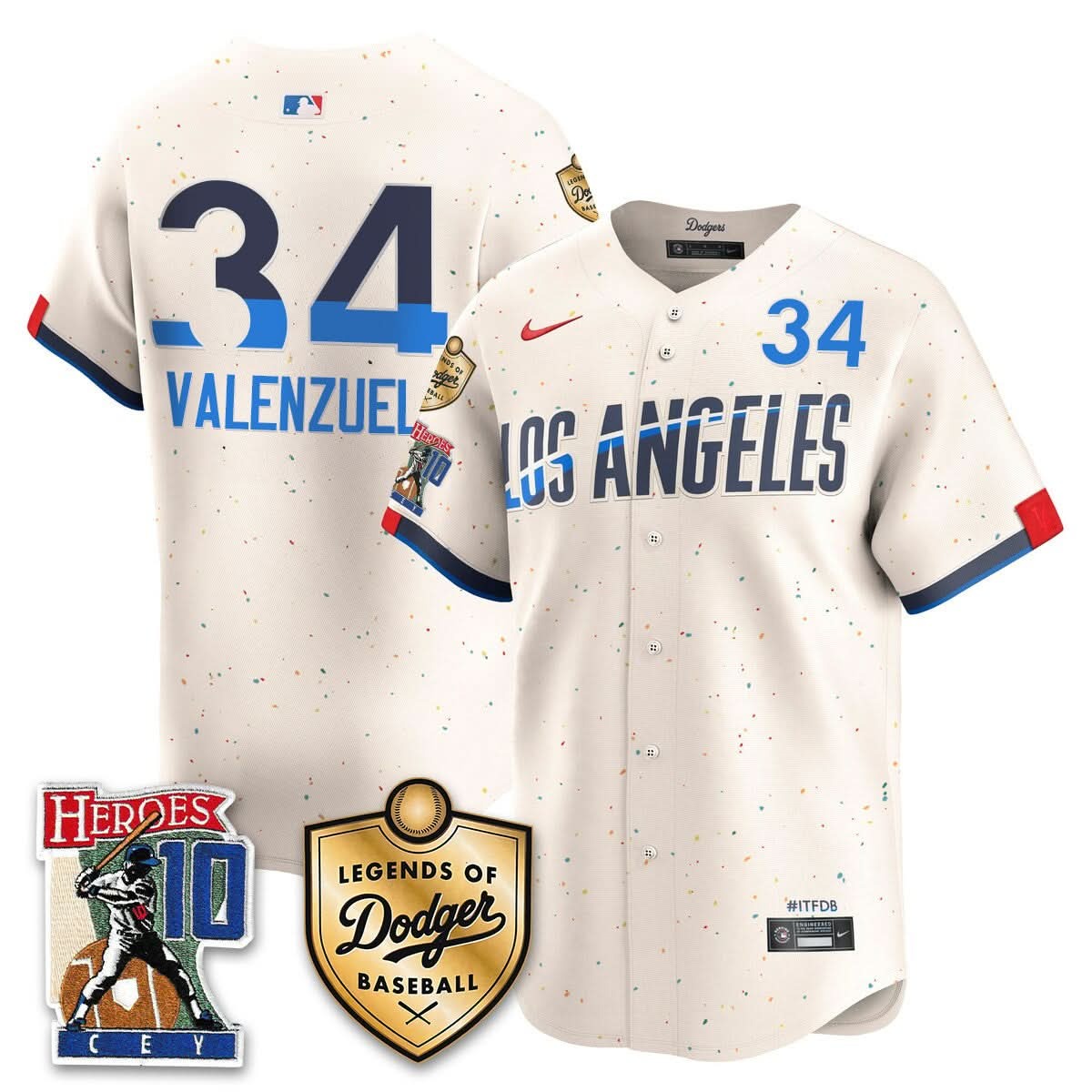 Los Angeles Dodgers "Legends Of Dodgers Baseball" Jersey - All Stitched - Limited Jersey | MLB Jersey Los Angeles Dodgers "Legends Of Dodgers Baseball" Jersey - All Stitched - Limited Jersey | MLB Jersey