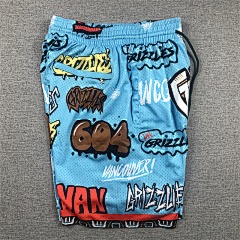 NBA Vancouver Grizzlies Slap Sticker Swingman Basketball Shorts - Limited Shorts | NBA Shorts NBA Vancouver Grizzlies Slap Sticker Swingman Basketball Shorts - Limited Shorts | NBA Shorts
