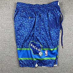 NBA Milwaukee Bucks City Edition Blue Shorts - Limited Shorts | NBA Shorts NBA Milwaukee Bucks City Edition Blue Shorts - Limited Shorts | NBA Shorts