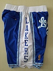 Authentic Mitchell & Ness Just Don Los Angeles Lakers Blue Shorts - Limited Shorts | NBA Shorts Authentic Mitchell & Ness Just Don Los Angeles Lakers Blue Shorts - Limited Shorts | NBA Shorts
