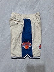 NBA Swingman Icon Edition New York Knicks White Blue Shorts - Limited Shorts | NBA Shorts NBA Swingman Icon Edition New York Knicks White Blue Shorts - Limited Shorts | NBA Shorts