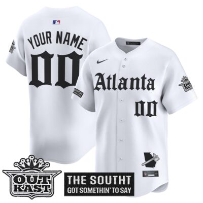 Atlanta Braves 'Gothic South x Outkast Edition' Vapor Premier Limited Custom Jersey - All Stitched - Limited Jersey | MLB Jersey