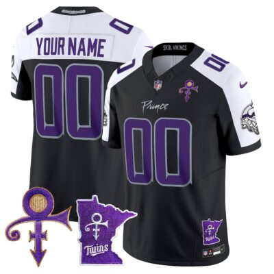Minnesota Vikings 2024 Prince Vapor Limited Custom Jersey V2 - All Stitched - Limited Jersey | NFL Jersey