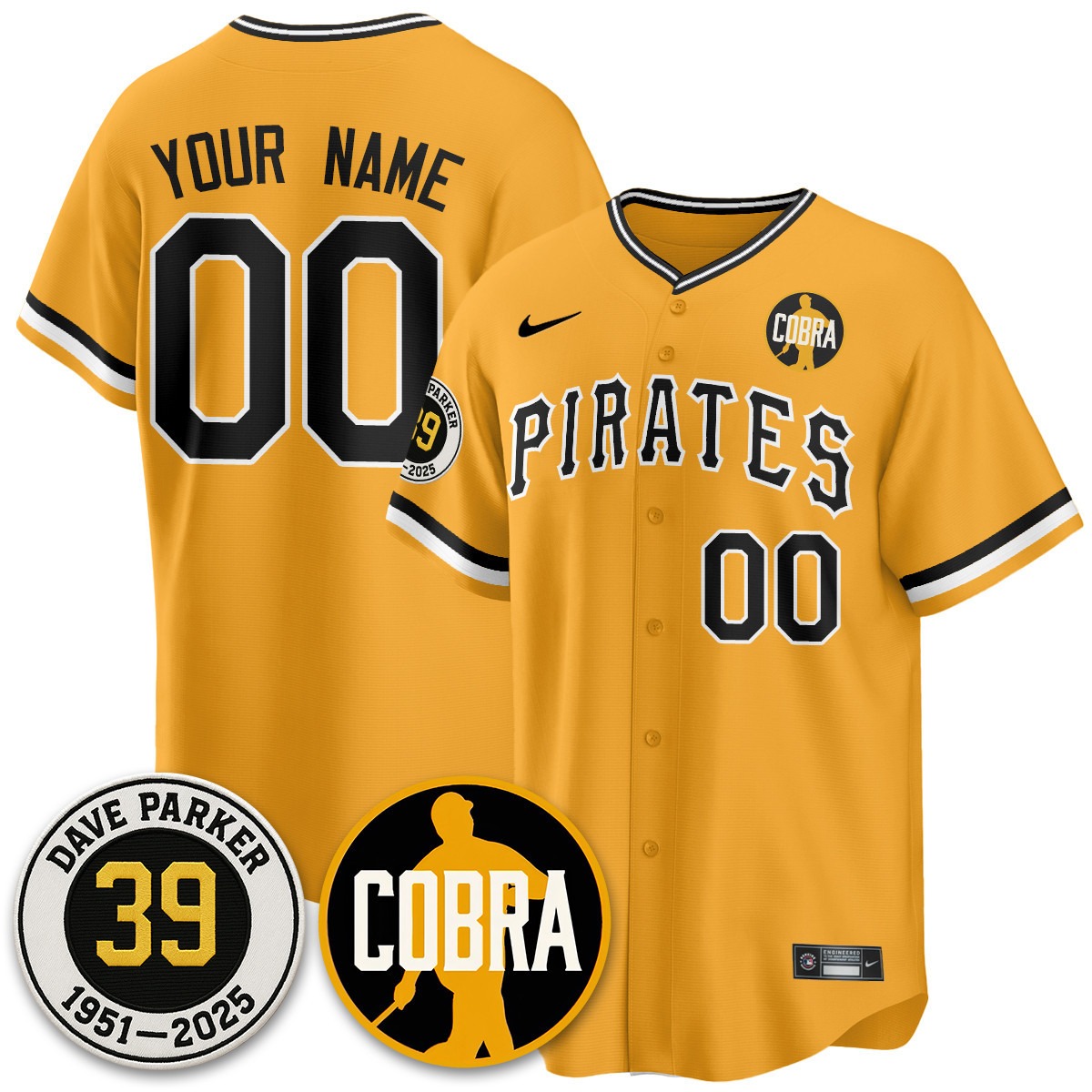 Custom Pittsburgh Pirates Memories Dave Parker Jersey- “COBRA” Patch - All Stitched - Limited Jersey | MLB Jersey Custom Pittsburgh Pirates Memories Dave Parker Jersey- “COBRA” Patch - All Stitched - Limited Jersey | MLB Jersey