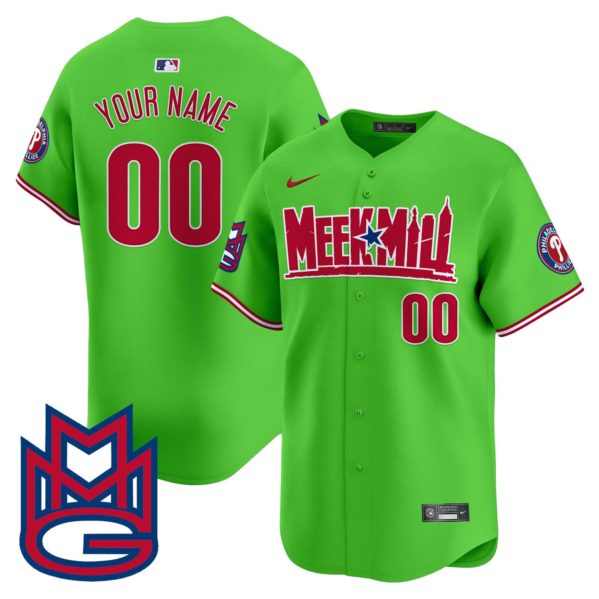Phillies Meek Mill Vapor Premier Limited Custom Jersey - All Stitched - Limited Jersey | MLB Jersey Phillies Meek Mill Vapor Premier Limited Custom Jersey - All Stitched - Limited Jersey | MLB Jersey