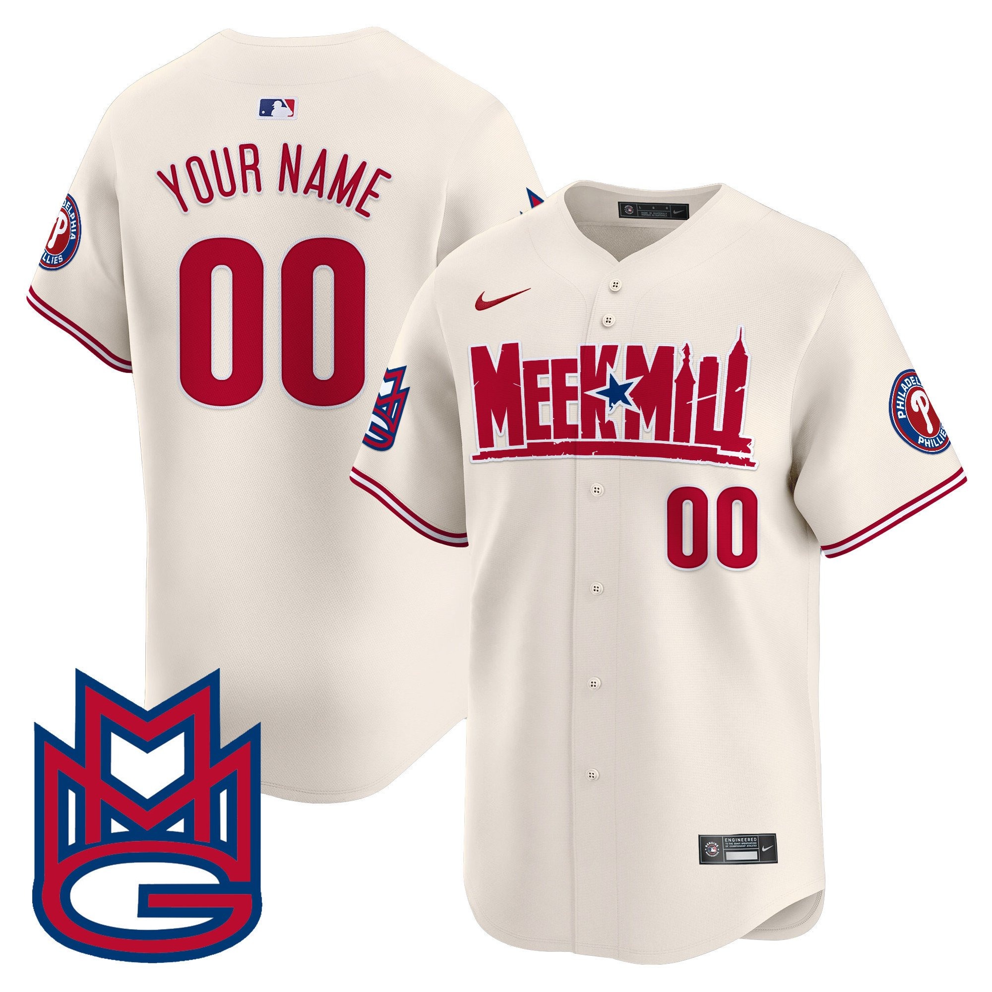 Phillies Meek Mill Vapor Premier Limited Custom Jersey - All Stitched - Limited Jersey | MLB Jersey Phillies Meek Mill Vapor Premier Limited Custom Jersey - All Stitched - Limited Jersey | MLB Jersey