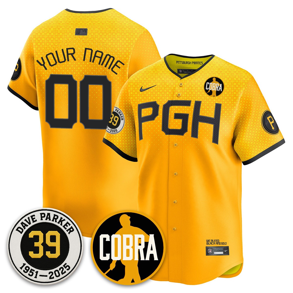 Custom Pittsburgh Pirates Memories Dave Parker Jersey- “COBRA” Patch - All Stitched - Limited Jersey | MLB Jersey Custom Pittsburgh Pirates Memories Dave Parker Jersey- “COBRA” Patch - All Stitched - Limited Jersey | MLB Jersey