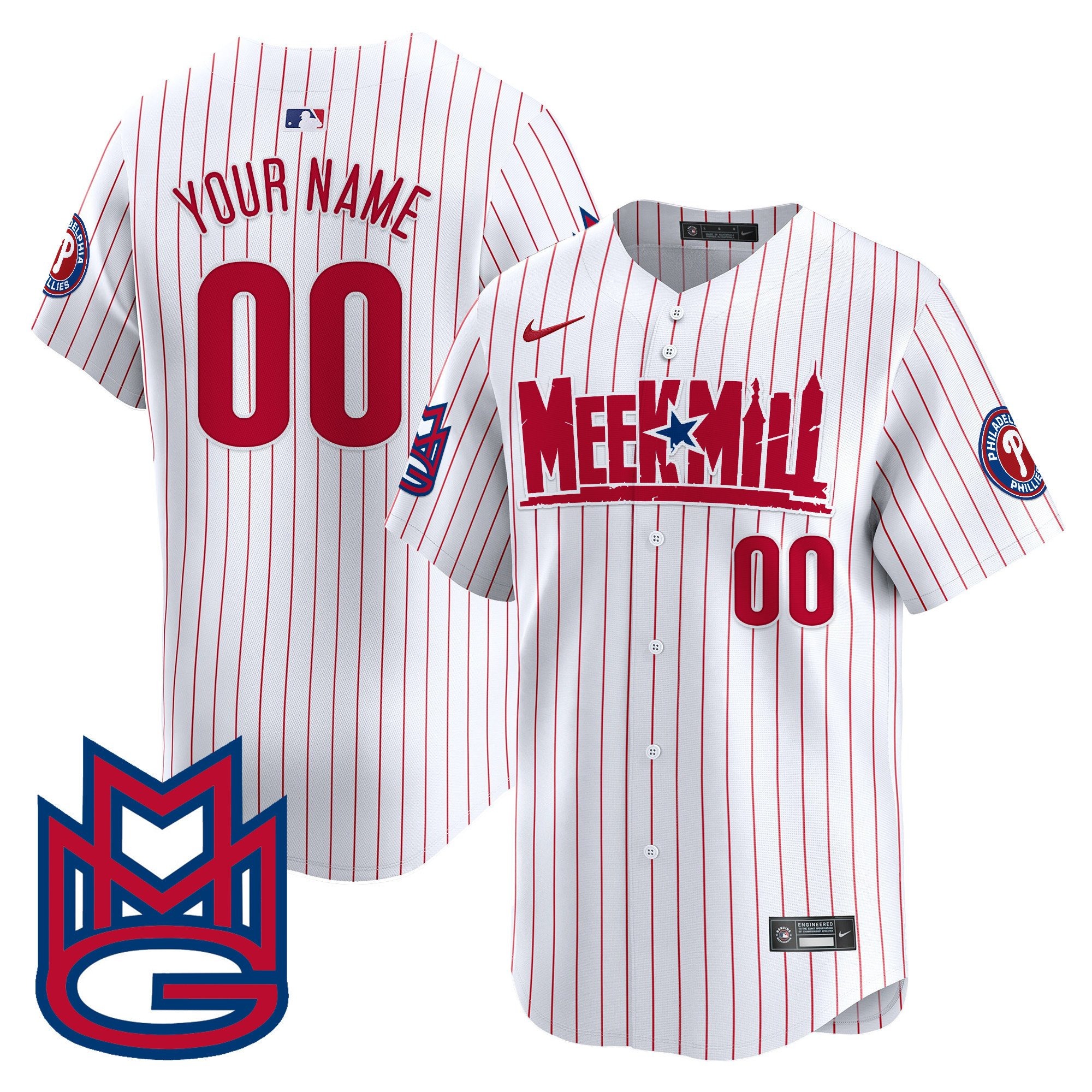 Phillies Meek Mill Vapor Premier Limited Custom Jersey - All Stitched - Limited Jersey | MLB Jersey Phillies Meek Mill Vapor Premier Limited Custom Jersey - All Stitched - Limited Jersey | MLB Jersey