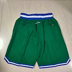 NBA Dallas Mavericks Mitchell and Ness Green Hardwood Classics 1996-97 Just Don Basketball Shorts - Limited Shorts | NBA Shorts NBA Dallas Mavericks Mitchell and Ness Green Hardwood Classics 1996-97 Just Don Basketball Shorts - Limited Shorts | NBA Shorts